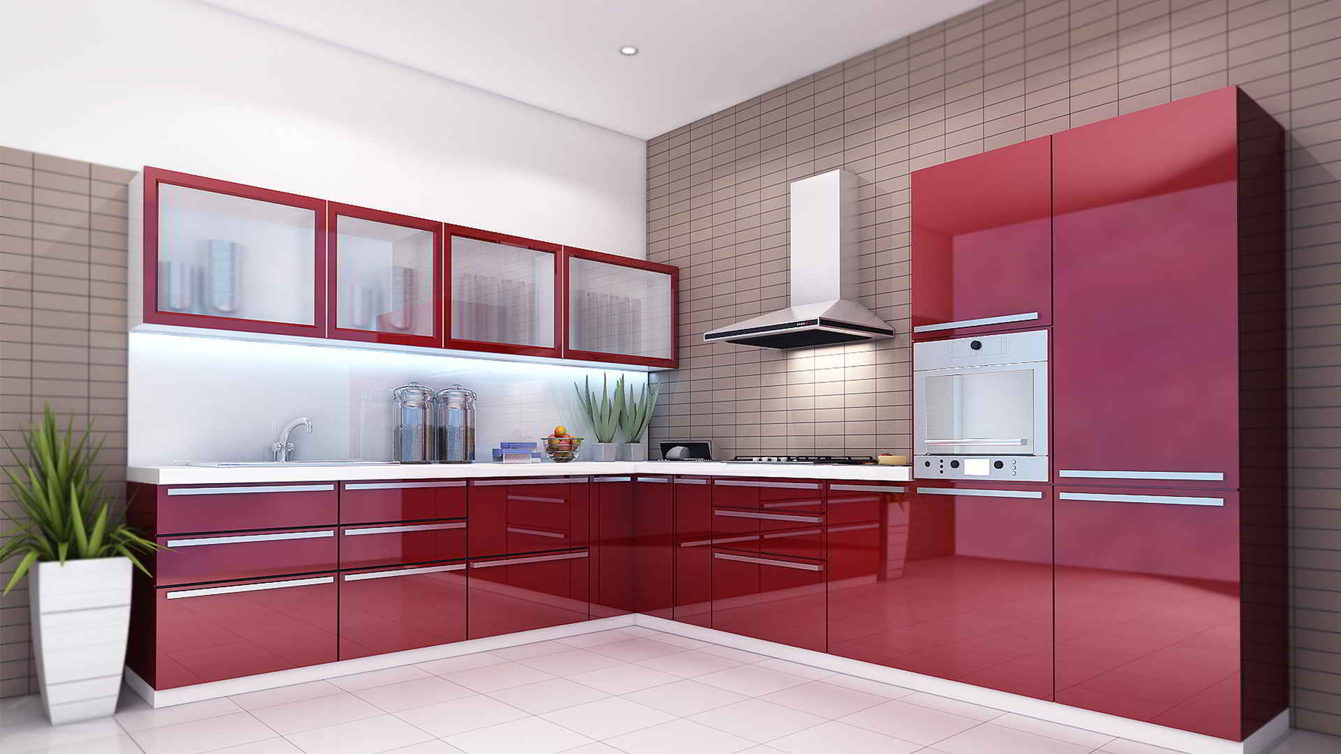 L-Shaped Kitchen