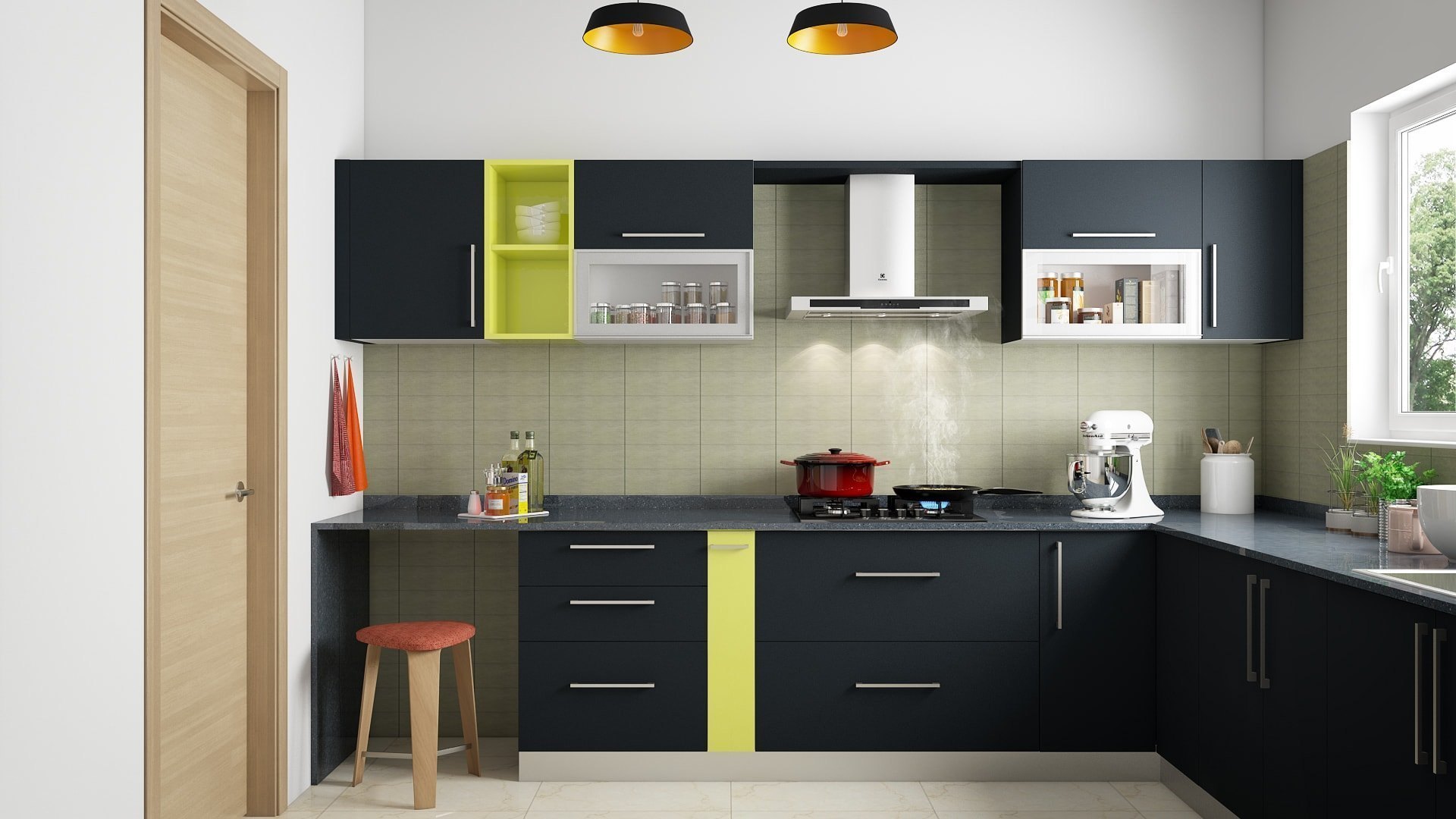 U-Shaped Kitchen